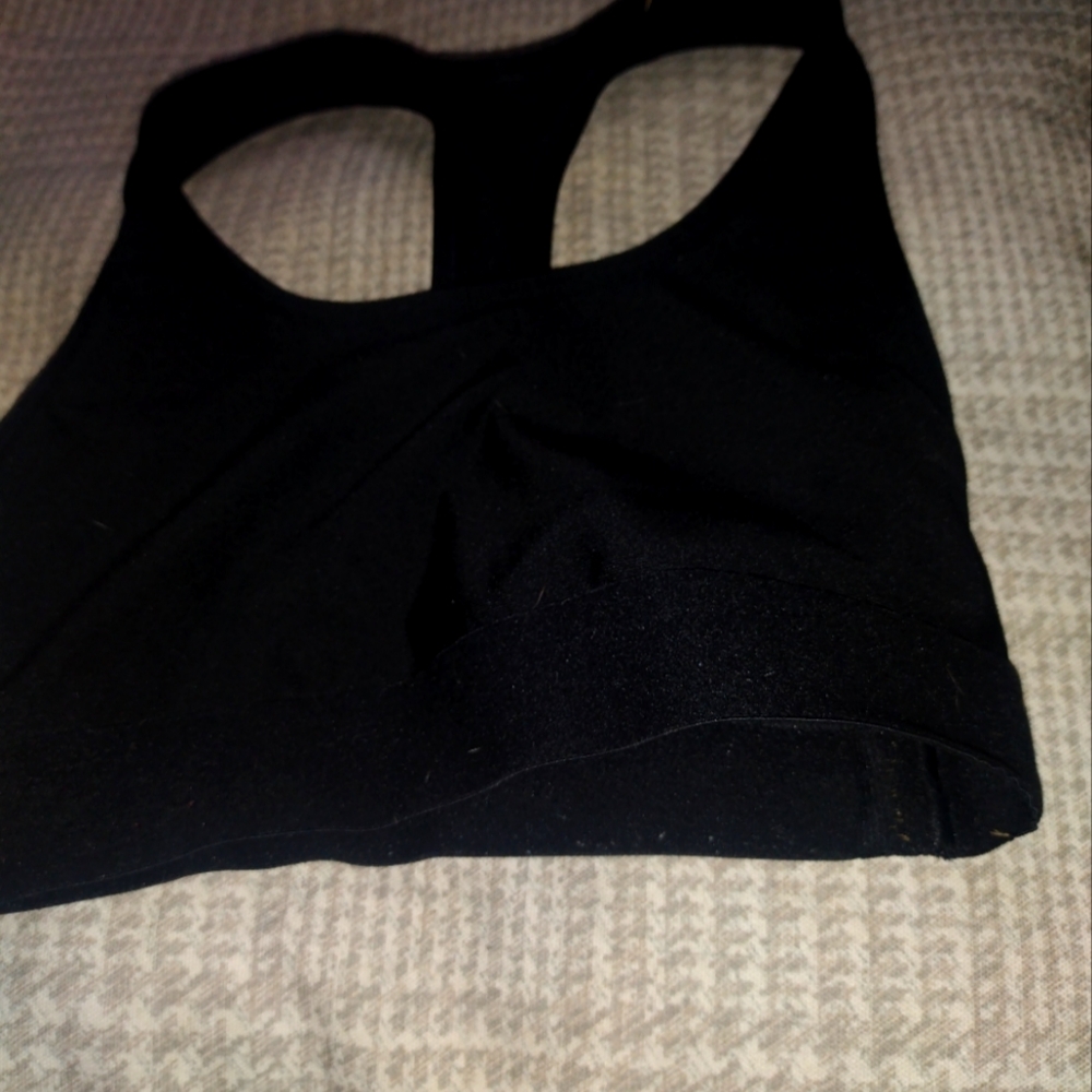 Black Racerback Sports Bra